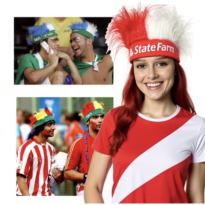 Crazy Hair Sports Team Wig