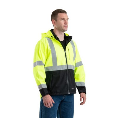Berne Men's Hi-Vis Type R Class 3 Softshell Jacket