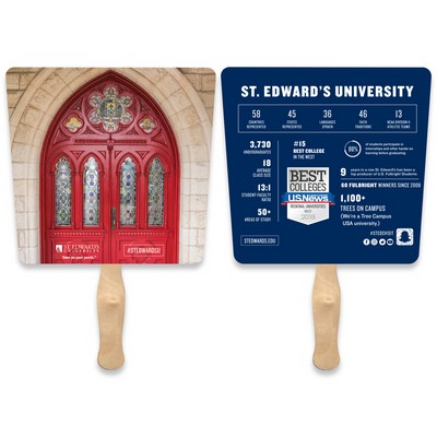 Full Color Tapered Shape Sandwich Fan