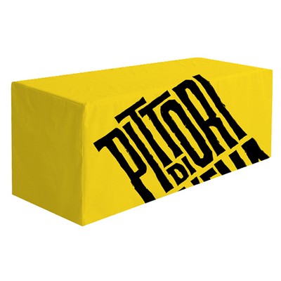 8' Premium Wrinkle-Free Fitted Table Throw