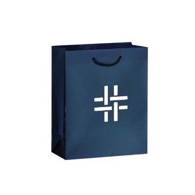 8x4x10'' Matte/Gloss 190GSM White Cardboard Laminated Bag