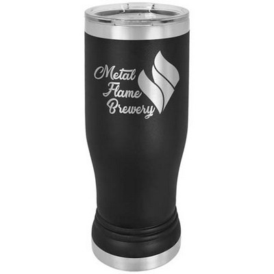 14 Oz. Black Pilsner Tumbler