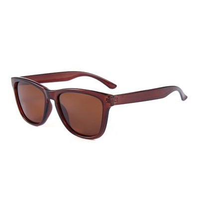 Recycled Sunglasses - Brown Lenses - Brown Frames