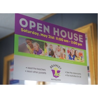 Full Color Frosted Vertical Window Decal (24"x36")