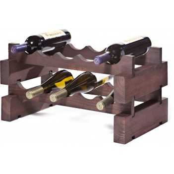 Modularack® Stained 10 Bottle Wine Rack