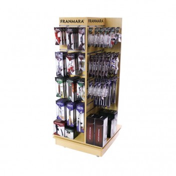 Rotating Floor Display w/Four Slatwall Panels