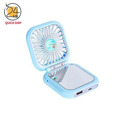 Neck Fan with 3000mah Power Bank