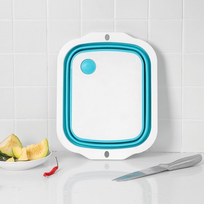 3" 1 Collapsible Cutting Board Washing Drain and Storage Basket