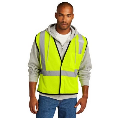 CornerStone ® ANSI 107 Class 2 Economy Mesh One-Pocket Vest.