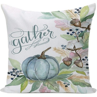 Custom Full Color Line Canvas Pillow Case (17.7" x 17.7")