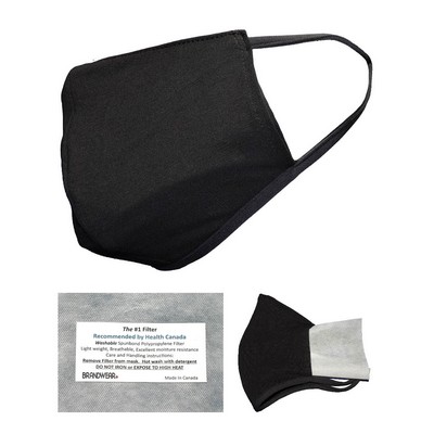 Bamboo 3 Layer Mask with Pouch for filter