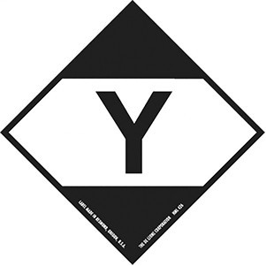 Limited Quantity "Y" Vinyl Labels - 4" x 4"