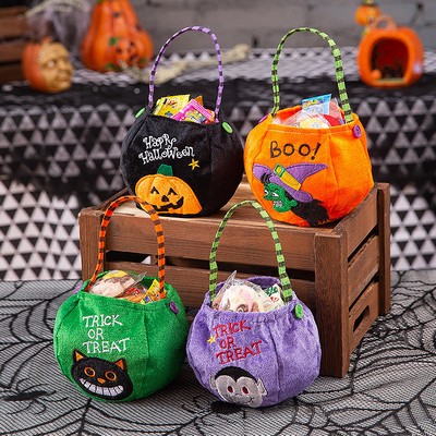 Round Halloween Pumpkin Bag