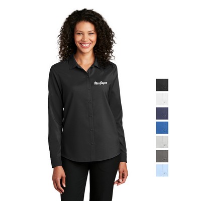 Port Authority® Women's Long Sleeve Performance Staff Shirt