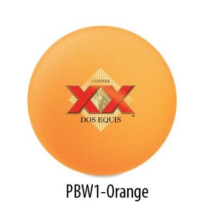 1-Star Orange Ping Pong Ball