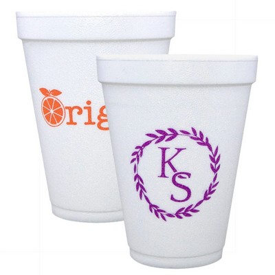 Custom 12 Oz. Foam Cups