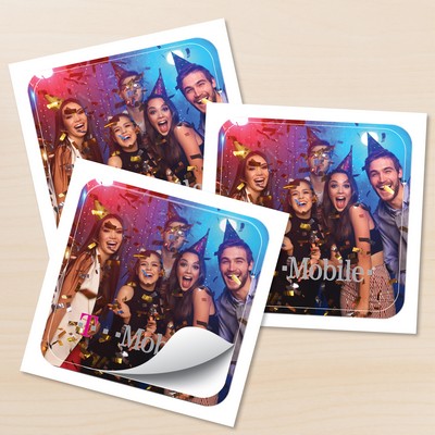 4" x 4" Rounded Corner Sticker