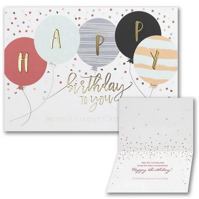 Birthday Festivities Folder Card