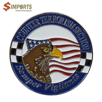 Soft Enamel Iron Coin (Simports)