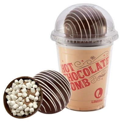 Mega Hot Chocolate Bomb Cup Kit - Original Flavor - Classic Dark Chocolate