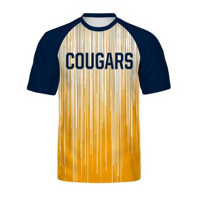 Holloway FreeStyle™ Semi-Sublimated Raglan Tee-Navy