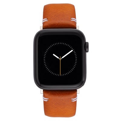 Vince Camuto® Honey Brown Genuine Leather Apple Watch® Band
