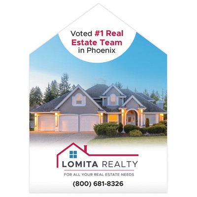 House Medium Die Cut Magnet (2.3" x 3.16")