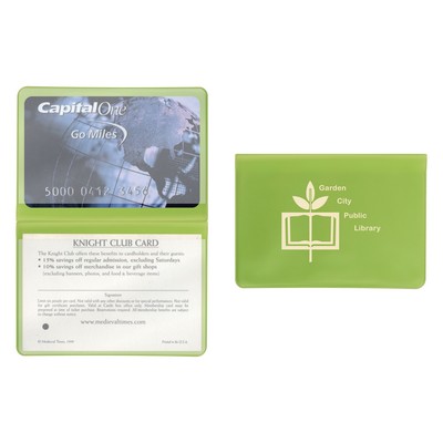 Translucent Card Case with 2 clear pockets
