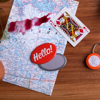 1.75" x 2.75" Oval Mirrors - All Finishes