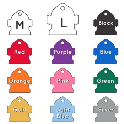 Fire Hydrant Aluminum Tag - 100% MADE IN THE USA