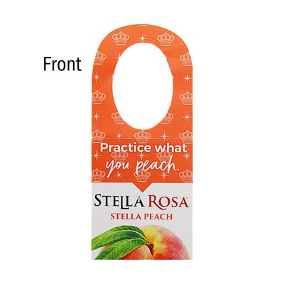 USA Made Full Color Advertising Bottle Neck Hanger (2.25"x5.25")