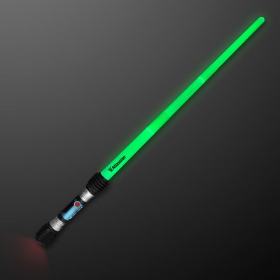Expandable Green Saber Light Up Swords - PRINTED