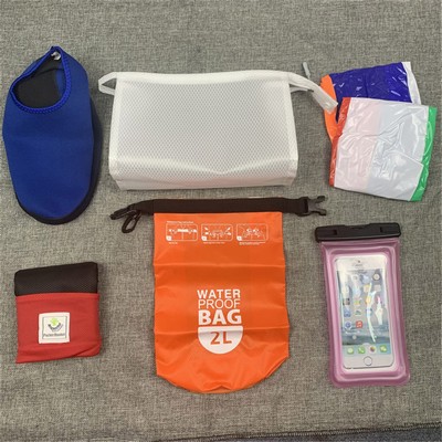 Portable Beach Leisure Kits Packed Into Triangle EVA Bag