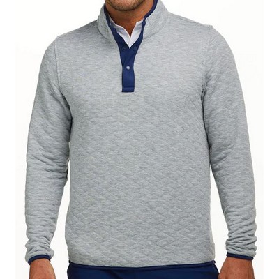 Holderness & Bourne Sullivan Midweight Performance Blend Jacquard Pullover Shirt