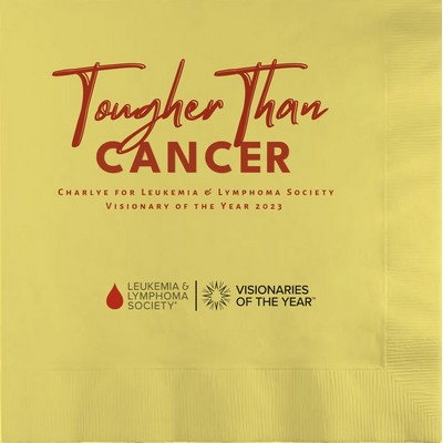 Mimosa Yellow 3-Ply Luncheon Napkins - Custom Digital Print