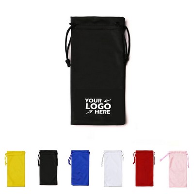 Microfiber Pouch with Drawstring