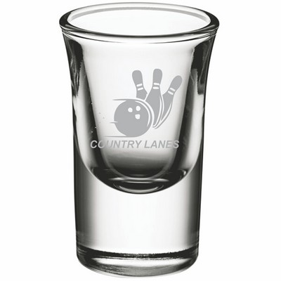 Laser Engraved Acopa 1 oz. Shooter Glass