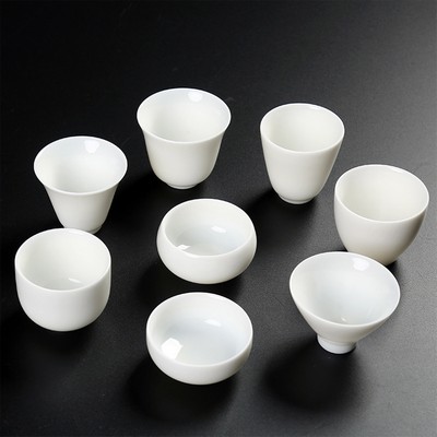 50 Ml White Porcelain Master Teacup