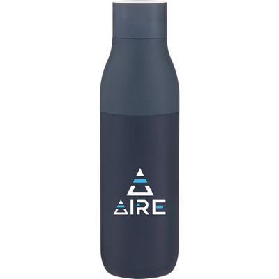 25 oz Larq Twist Top Water Bottle (Monaco Blue)