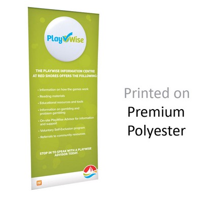 39" W x 82" H Polyester Replacement Banner Only