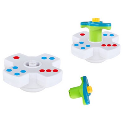 LED Light Up Flashing Bouncing Spinning Tops