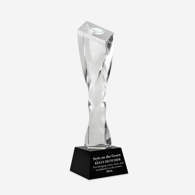 Diamond Crystal Award - Cobra - 10"