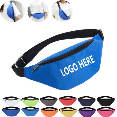 Colorful Oxford Fanny Pack Adjustable Waist Bag