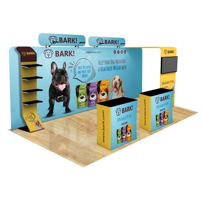 20' Fastzip™ Deluxe Bridge Archway Trade Show Booth Package