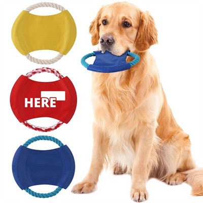 Pet Rope Flying Discs