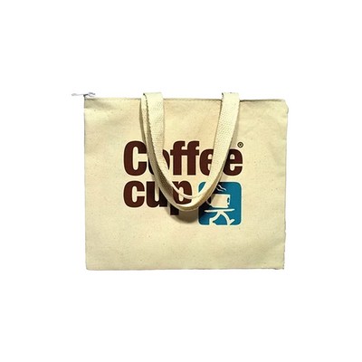 Canvas Ziptop Tote
