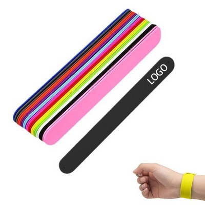 Silicone Rubber Slap Bracelets