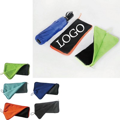 Wet Umbrellas Bags With Towel