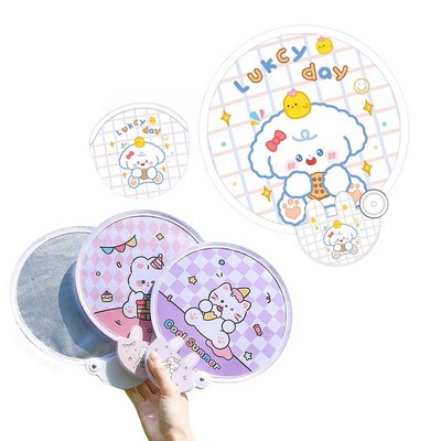 Foldable Summer Handheld Round Fan