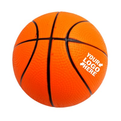 2.5" Mini Basketballs Soft Foam Stress Ball